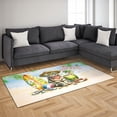 thumbnail image 3 of Scottish Fold Hello Summer with Sunglasses and Surfboard Tropical Vibes Indoor Rug Cat Lover Kitten Owner Gifts Carpet Living Bed Room Sofa Home Decor - 00007, 3 of 5