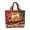 Red1, variant on Christmas Quilted Tote Bag With Santa Print – Festive Reusable Shopping Handbag – Versatile Fashion Accessories for Women Holiday Party (16.93 Inches)