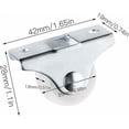 thumbnail image 5 of 8 Piezas Ruedas para Muebles Pequeños Ruedas Direccionales Mini Ruedas para Muebles para Muebles Ruedas Laterales con Tornillos 7Q0MOTAY64L, 5 of 5