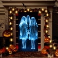 thumbnail image 4 of HOZVOMI Halloween Door Cover Decoration for Festive Seasonal Celebration, Perfect for Halloween Parties and Winter Decor, Easy to Install Tapestry for Indoor or Outdoor Use, 4 of 9