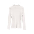 thumbnail image 7 of Xdegoge Womens Mock Neck Ribbed Sweater Long Sleeve Slim Fit Pullover Basic Lightweight Stretchy form Fitting Fall Winter Casual Layering Thermal Tops Knitwear, 7 of 7