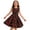 Black, variant on Girls Cherry Dresses Sleeveless Crewneck Cherry Print Fitted Summer Casual Girls Fun Dress Size 11-12Y