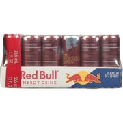 Red Bull Peach Edition Energy Drink, 12 fl oz, Pack of 24 Cans