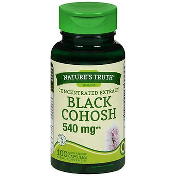 Nature's Truth Black Cohosh Capsules, 540 mg, 100 Count