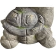 thumbnail image 6 of Galt International Mossy Turtle with Solar LED Eyes Garden Statue 15.75", 6 of 8