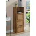 thumbnail image 2 of Pemberly Row Three-Door Cabinet with Shelf in Caramel Wood Frame Finish, 2 of 9