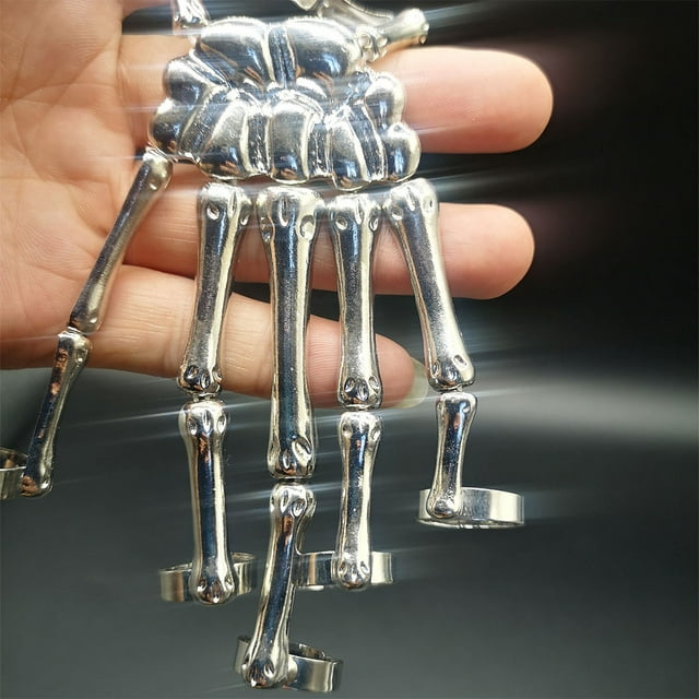 maskred Halloween Punk Bracelet For Women Unique Suitable For Holiday Wear Multiple Color And Style Options golden