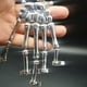 thumbnail image 5 of Anillo ajustable de acero inoxidable Sonducket para mujer estilo punk dorado, 5 of 6