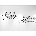 thumbnail image 4 of Calcomanía De Pared Con Ramas De Árbol Y Pájaros, Vinilo Adhesivo Para Guardería, Hojas De 40 Pulgadas De Ancho X 18 Pulgadas De Alto, Como Se Muestra (Negro Mate), 4 of 5
