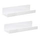 thumbnail image 3 of 2 estantes flotantes de pared de acrílico para especias, estantes flotantes para sala de estar Blanco, 3 of 9