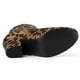 thumbnail image 5 of Botines Allegra K de Tacón grueso con Cremallera Lateral punta Redonda para Mujeres Leopardo 42, 5 of 7