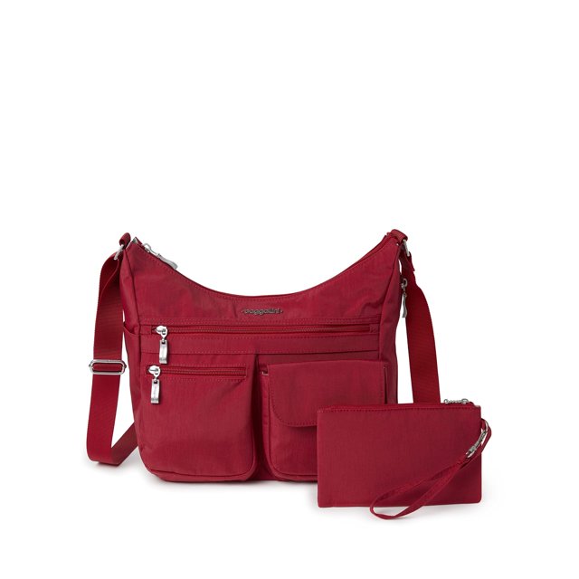Bolso bandolera Baggallini Hobo Everywhere Bagg resistente al agua
