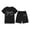 Black, variant on Preppy Clothes Size 6 Girls Clothes Tween Clothes 10-12 Girls Trendy Toddler Girl Two Piece Outfit Kids Short Set (Grey, 6-7 Years)