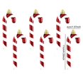thumbnail image 3 of Fiudx Adornos para Árbol de Navidad, Pintados a Mano, con Diseños de Bastones de Caramelo y Helados, Ideales para Decorar Árboles y Regalos, Perfectos para Fiestas de Navidad, Juego de 6 Piezas., 3 of 7
