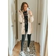 thumbnail image 7 of SMZ Women's Open Front Cardigan Sweaters Fall Fashion Button Down Cable Knit Chunky Winter Outerwear Coats, 7 of 7