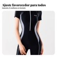 thumbnail image 3 of Abbraccia Traje de baño deportivo de una pieza para mujer, diseño atlético, nuevo 2025, talla extendida, efecto adelgazante, entrenamiento profesional, 3 of 6