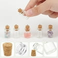 thumbnail image 3 of 2 ML Glass Wishing Bottle Sets Including 20 Pcs Jar Clear Glass Bottles 40 Pcs Iron Screw Eye Pin Peg Bails Tiny Glass Jars with Stoppers Small Message Bottles for Wedding Party, 3 of 5