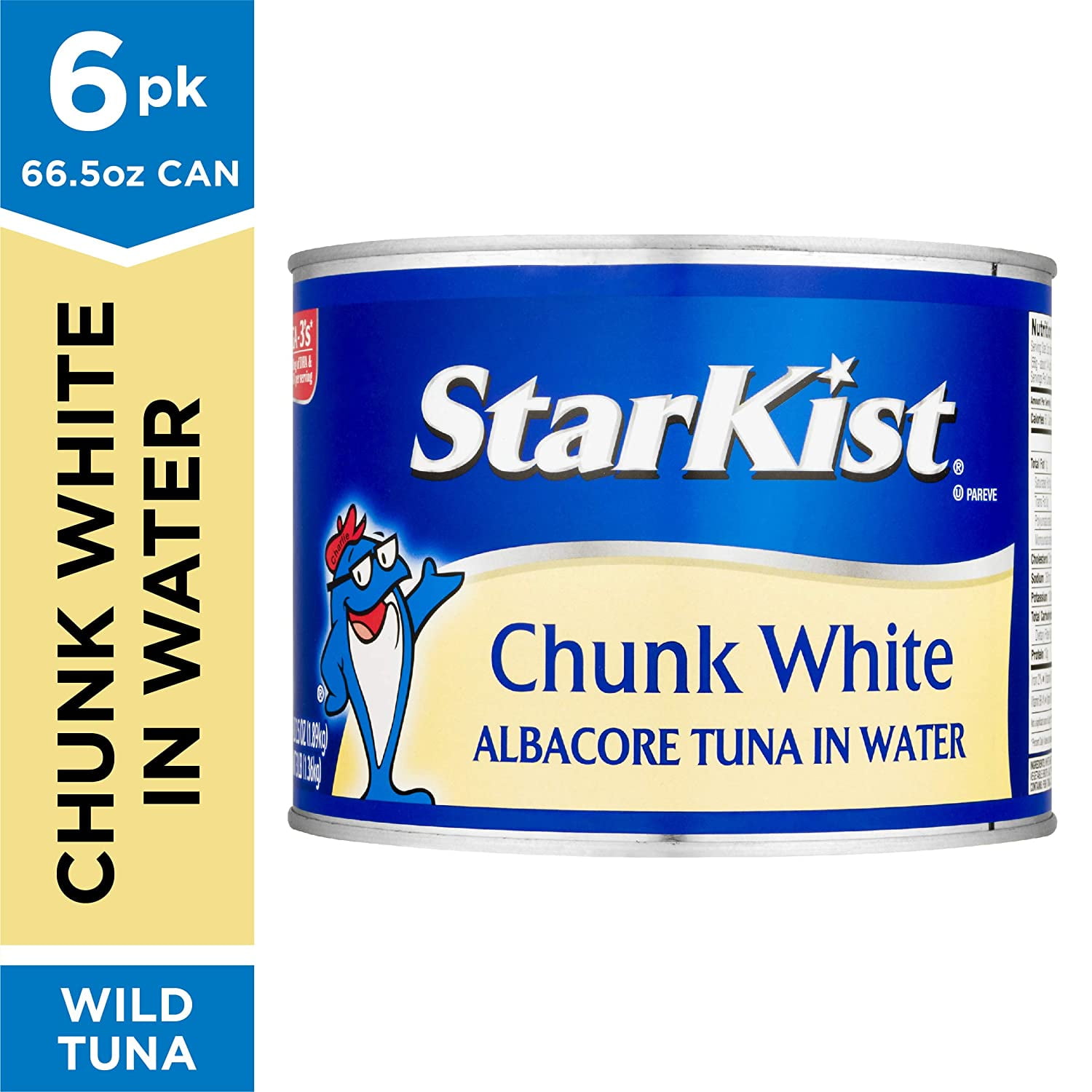 StarKist Chunk White Albacore Tuna in Water - 66.5 oz Can (Pack of 6)