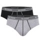 thumbnail image 1 of Sloggi calzoncillos hombre 2-pack - Start midi C2P box, algodón Negro/Gris M (Medium), 1 of 3