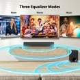 thumbnail image 2 of Upgraded Bluetooth Sound Bar for TV with Subwoofer, Deep Bass, ARC/Optical/AUX/Bluetooth Connect, Surround Sound System for PC/Gaming/Projectors/Gift, 2 of 8
