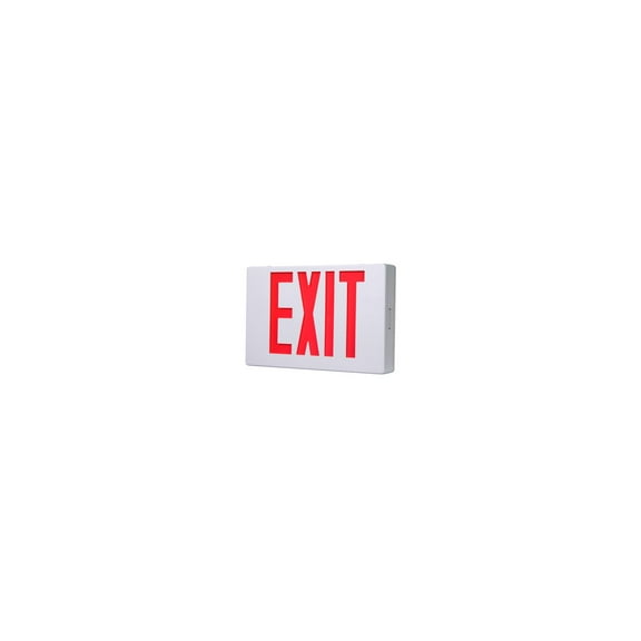 Cooper Lighting APX6RG LED Exit Sign, AC, Red & White Thermoplastic - Quantity 1