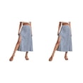 thumbnail image 3 of Jumpingount larga con abertura floral informal Bohemio Cintura alta Vacaciones Viajes Dama Moda Primavera Verano Ropa Accesorios Type4 NO4, 3 of 6