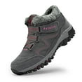 thumbnail image 2 of Women’s Winter Snow Boots Outdoor Warm Fleece-Lined Waterproof Ankle Boots, Non-Slip Thick Sole Cold Weather Hiking Boots, Lightweight Insulated Mid-Top Trekking Walking Winter Shoes for Adults, 2 of 5