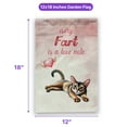 thumbnail image 5 of Every Fart is Love Note Abyssinian Guilty Face Happy Valentine's Garden Flag 12x18in Double Sided Cat Lover Kitten Owner Gifts Outdoor Decor - 01016, 5 of 5
