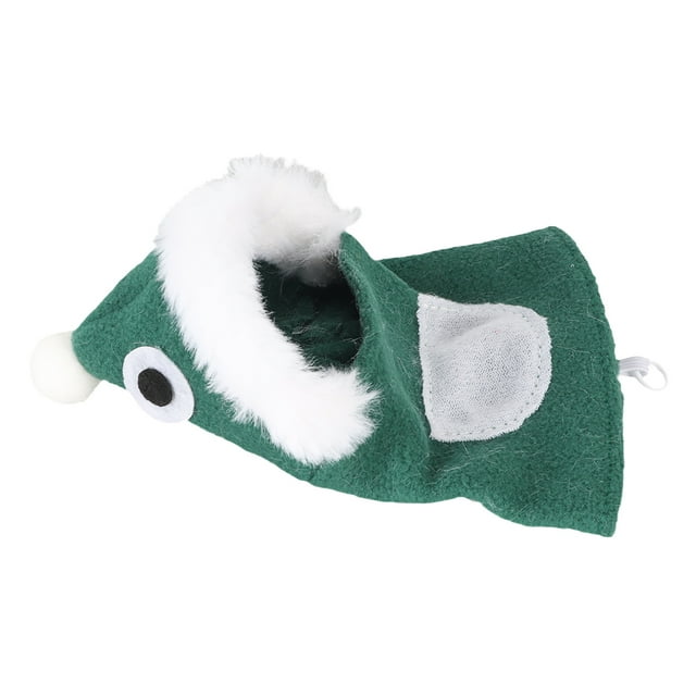 Christmas Bird Costume, Polyester Material Back Rope Circle Design Green Bird Flight Suit For Cockatiel For Daily S,M,L