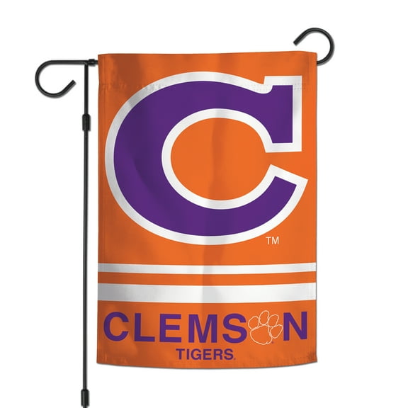 WinCraft Clemson Tigers 12'' x 18'' Double-Sided College Vault Garden Flag