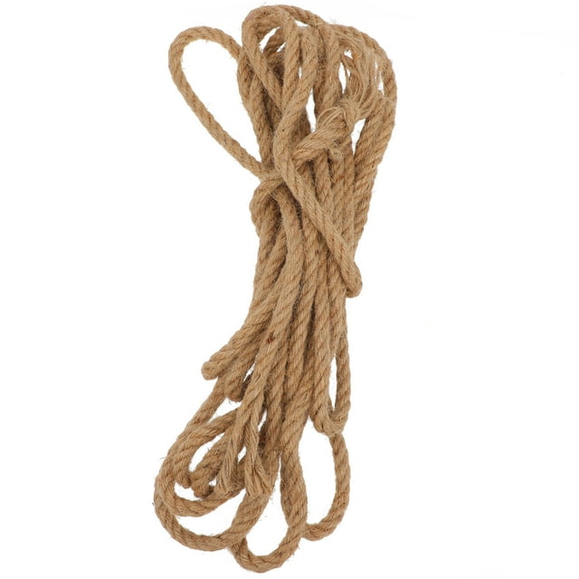 YSNOOWE 1Set Wear Resistant Handworked Jute Rope Khaki Decorative Rope for Party and Home Embellishment