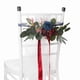 thumbnail image 3 of boda,Respaldo de silla artificial Decoración rosas,accesorios de fotografía silla de boda flor a granel,arreglo celebración flores banco rosa,respaldo de la silla decoraciones borgoña azul, 3 of 9