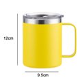 thumbnail image 2 of Taza de café de acero inoxidable Estrela Fashion, taza aislante de doble capa con asa, 2 of 5