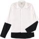 thumbnail image 1 of Calvin Klein Camisa con botones colorblocked para hombre, blanco, extragrande Calvin Klein Botones al frente, 1 of 1