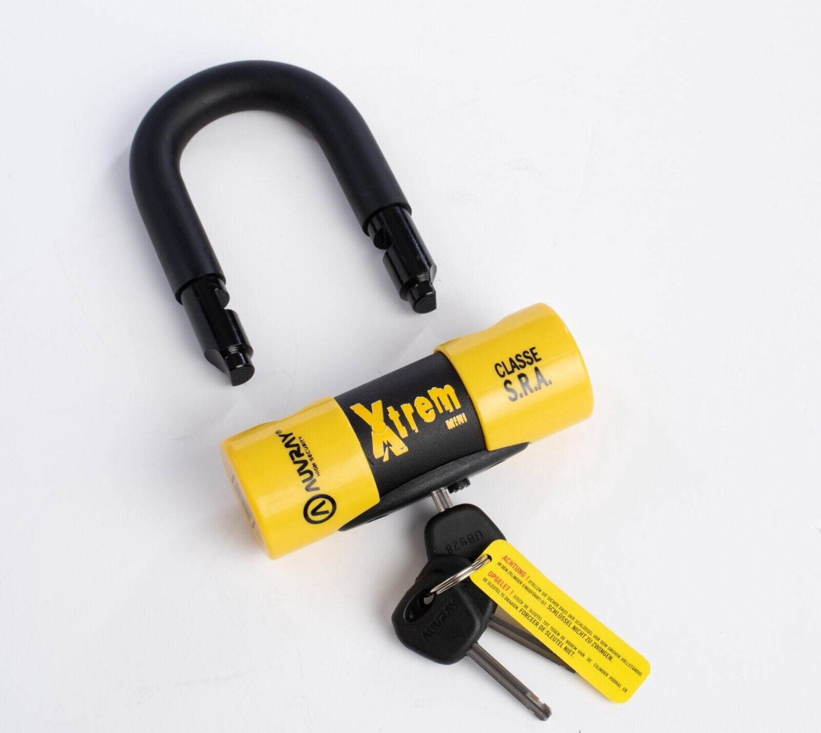 U lock for bicycle motorcycle anti-theft Auvray Xtrem Scooter Made in France