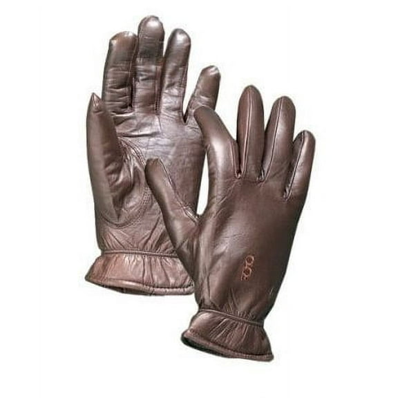 Bob Allen 313 Premier Insulated Leather Gloves, Brown, Small