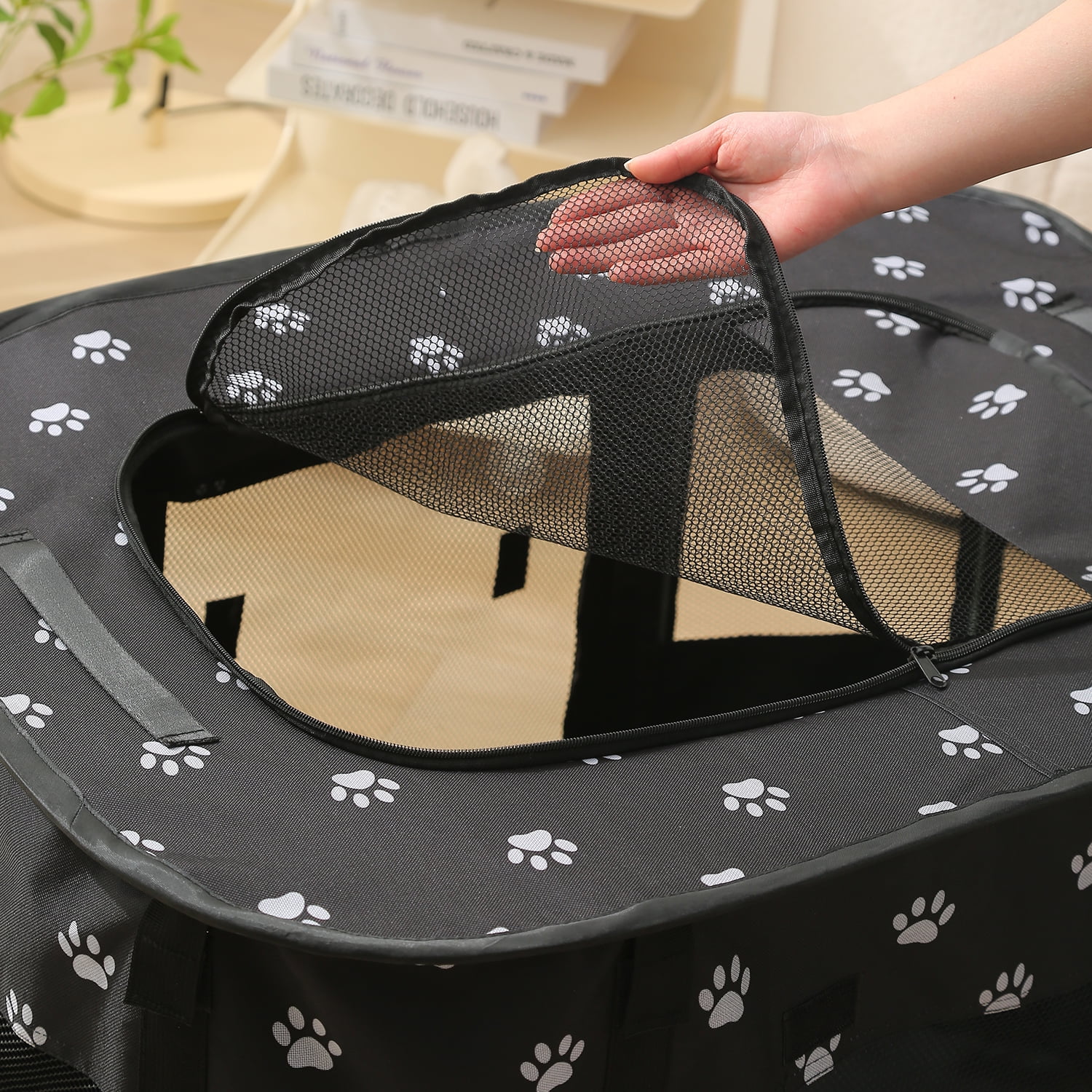 Folding Dog/Cat Crate, Indoor & Outdoor Pet Home, Multiple Sizes and Colors Available