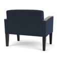 thumbnail image 3 of Belmont Lounge Reception Bariatric Chair / Black Steel Legs / Blue / Dark Blue, 3 of 5