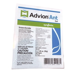 4 x 1.06 Oz 3 PACKS Advion Ant Gel Bait Insecticide Syringes 12 tubes 