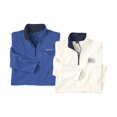 thumbnail image 1 of Atlas For Men - Jersey de Jersey para Hombre - Pack de 2 (Azul, Crudo), 1 of 3
