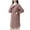 Purple, variant on Winter Parka Coat for Women Warm Pocket Coat Turn Down Collar Long Jacket Winter Down Parkas Up to 65% Off