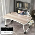 thumbnail image 5 of Oversized Foldable Laptop Bed Desk with Cup Holder, Drawer, USB, Fan and Lamp, Portable Bed Tray for Eating, Reading, Working, 5 of 10