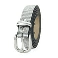 thumbnail image 2 of RISANTRY Rhinestone Belt for Women, Sparkly Glitter Diamond Belt for Jeans, 2 of 6