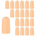 thumbnail image 1 of 20 Protectores de Dedos de Silicona de Color Beige, Vendaje para el Pulgar, Puntas de Goma para los Dedos, Protector para el Pulgar, 1 of 5