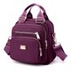 thumbnail image 2 of Mochila pequeña con múltiples bolsillos para mujer, bolso de hombro de nailon duradero de alta calidad, informal, para compras Fivean unisex, 2 of 2