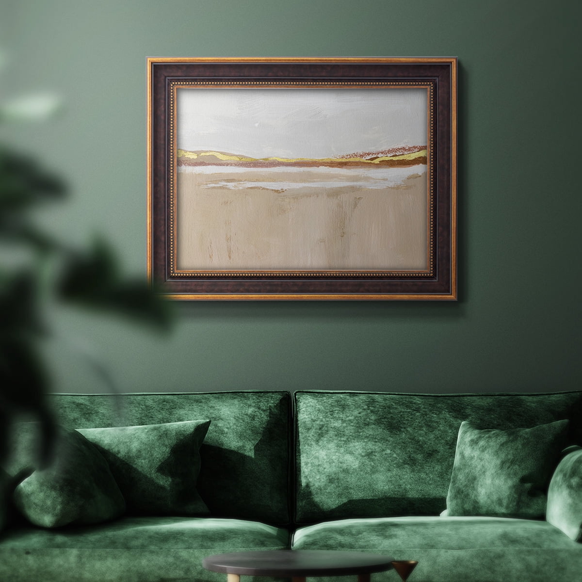 Gilded Expanse I Premium Framed Canvas- Ready to Hang