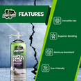 thumbnail image 3 of Sprayman Gaps & Cracks Filler Foam - Expanding Foam Sealant for Doors, Windows & Wall Repairs - Waterproof & Paintable, 12 oz - 2 Pack, 3 of 7