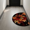 thumbnail image 4 of Semicircular 3D Visual Illusion Entryway Doormat, 60*90Cm Crystal Fleece Floor Mat, Stain-Resistant & Wear-Resistant Carpet For Hallway, Entryway Decorative Rug, 4 of 5