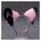thumbnail image 1 of Furry Animal Cat Ears Diadema Cat Headpiece Halloween Cosplay Party Soft, Color 13 Rojo Verde, 1 of 3