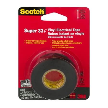 Scotch Vinyl Electrical Tape, 1.0 CT (Best Tape To Use On Wood)